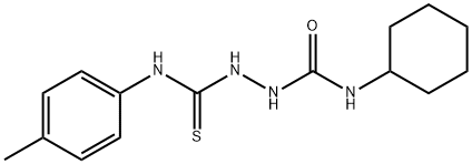N-cyclohexyl-2-{[(4-methylphenyl)amino]carbonothioyl}hydrazinecarboxamide Structure