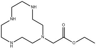 1,4,7,10-Tetraazacyclododecane-1-acetic acid,ethyl ester Struktur