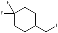 1,1-Difluoro-4-(iodomethyl)cyclohexane Struktur