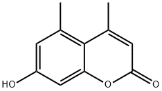 7-Hydroxy-4,5-dimethyl-chromen-2-one Struktur