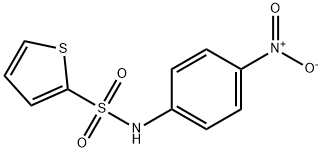 N-(4-nitrophenyl)thiophene-2-sulfonamide, 53442-39-0, 結構式
