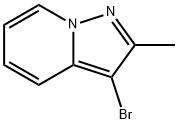 3-BROMO-2-METHYLPYRAZOLO[1,5-A]PYRIDINE Struktur