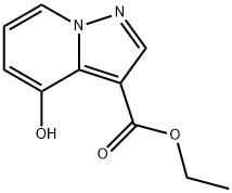 ETHYL 4-HYDROXYH-PYRAZOLO[1,5-A]PYRIDINE-3-CARBOXYLATE Struktur