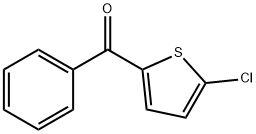 phenyl-(5-chlorothiophen-2-yl)methanone Struktur