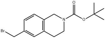 N-BOC-6-ブロモメチル-1,2,3,4-テトラヒドロイソキノリン 化學(xué)構(gòu)造式