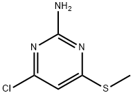 2-Pyrimidinamine,4-chloro-6-(methylthio)- Struktur