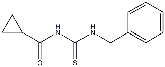 N-[(benzylamino)carbonothioyl]cyclopropanecarboxamide Struktur