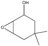 4,4-dimethyl-7-oxabicyclo[4.1.0]heptan-2-ol Struktur