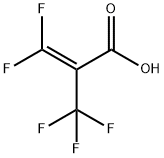 2-Propenoic acid, 3,3-difluoro-2-(trifluoromethyl)- Struktur