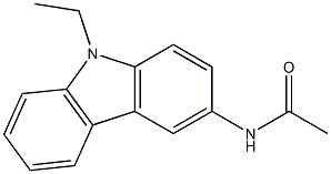 Acetamide,N-(9-ethyl-9H-carbazol-3-yl)- Struktur