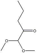 2-Pentanone,1,1-dimethoxy- Struktur