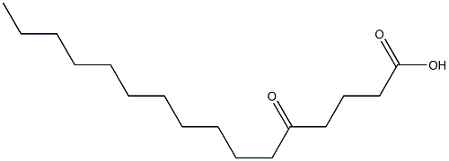 Hexadecanoic acid, 5-oxo- Structure