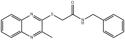 N-benzyl-2-((3-methylquinoxalin-2-yl)thio)acetamide|