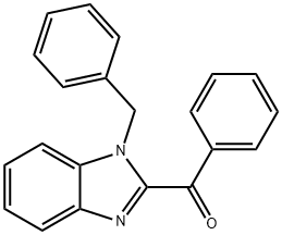 (1-Benzyl-1H-benzoimidazol-2-yl)-phenyl-methanone Structure