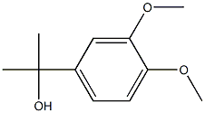 2-(3,4-dimethoxyphenyl)propan-2-ol Struktur