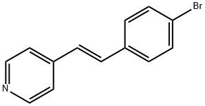 4-[2-(4-Bromo-phenyl)-vinyl]-pyridine Structure