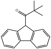 1-(9H-fluoren-9-yl)-2,2-dimethyl-1-propanone Struktur