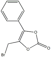 1,3-Dioxol-2-one, 4-(bromomethyl)-5-phenyl- Struktur