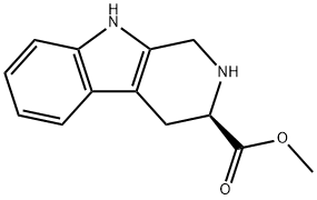 (R)-METHYL 2,3,4,9-TETRAHYDRO-1H-PYRIDO[3,4-B]INDOLE-3-CARBOXYLATE HCL Structure