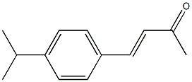 (E)-4-(4-propan-2-ylphenyl)but-3-en-2-one Struktur