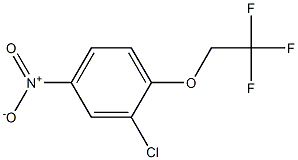 Benzene, 2-chloro-4-nitro-1-(2,2,2-trifluoroethoxy)- Struktur