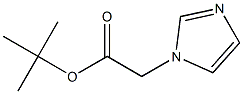 1H-Imidazole-1-acetic acid, 1,1-dimethylethyl ester Struktur