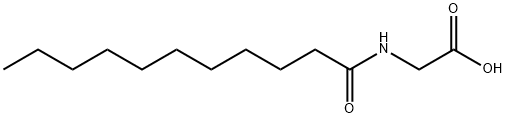 2-(undecanoylamino)acetic acid Struktur