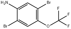 2,5-Dibromo-4-(trifluoromethoxy)aniline Struktur