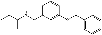 {[3-(benzyloxy)phenyl]methyl}(butan-2-yl)amine Struktur
