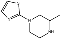 3-methyl-1-(1,3-thiazol-2-yl)piperazine Struktur