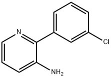 2-(3-chlorophenyl)pyridin-3-amine Struktur