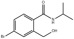 N-isopropyl-4-bromo-2-hydroxymethylbenzamide Struktur