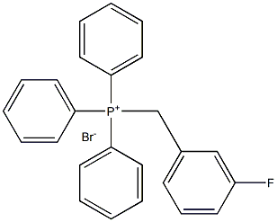 3-fluorobenzyl-triphenylphosphonium bromide Struktur