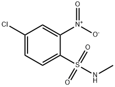 Benzenesulfonamide, 4-chloro-N-methyl-2-nitro- Struktur