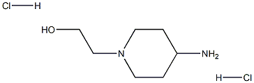 2-(4-amino-1-piperidinyl)ethanol dihydrochloride Struktur