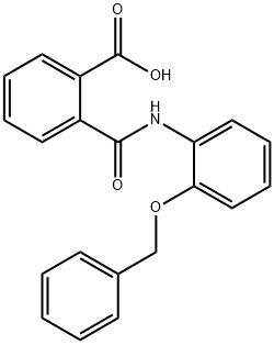 2-({[2-(benzyloxy)phenyl]amino}carbonyl)benzoic acid Struktur