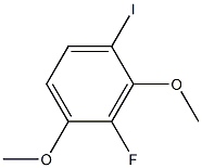3-fluoro-1-iodo-2,4-dimethoxybenzene Struktur