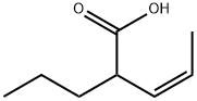 (3Z)-2-propylpent-3-enoic acid Struktur