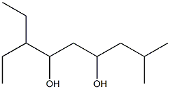 7-ethyl-2-methylnonane-4,6-diol Struktur
