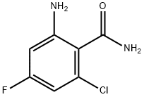 2-amino-6-chloro-4-fluorobenzamide Structure