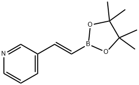 (2-(PYRIDIN-3-YL)VINYL)BORONIC ACID PINACOL ESTER Struktur