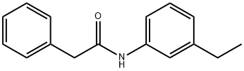 N-(3-ethylphenyl)-2-phenylacetamide Structure
