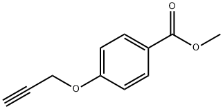Benzoic acid, 4-(2-propynyloxy)-, methyl ester Structure