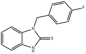 1-(4-fluorobenzyl)-1H-benzo[d]imidazole-2-thiol Struktur