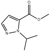 methyl 1-isopropyl-1H-pyrazole-5-carboxylate Struktur