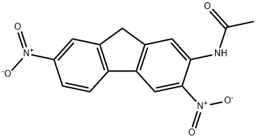2-ACETAMIDO-3,7-DINITROFLUORENE Struktur