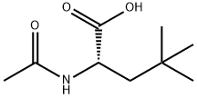 (S)-2-Acetylamino-4,4-dimethyl-pentanoic acid Struktur