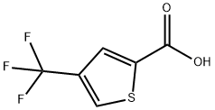4-(trifluoromethyl)thiophene-2-carboxylic acid Struktur