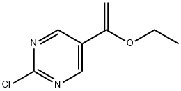 2-chloro-5-(1-ethoxyethenyl)Pyrimidine Struktur
