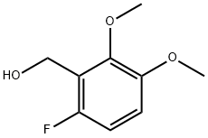 2,3-Dimethoxy-6-fluorobenzyl alcohol Struktur